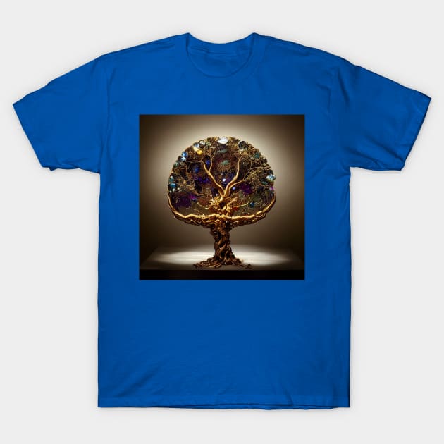 Yggdrasil World Tree of Life T-Shirt by Grassroots Green